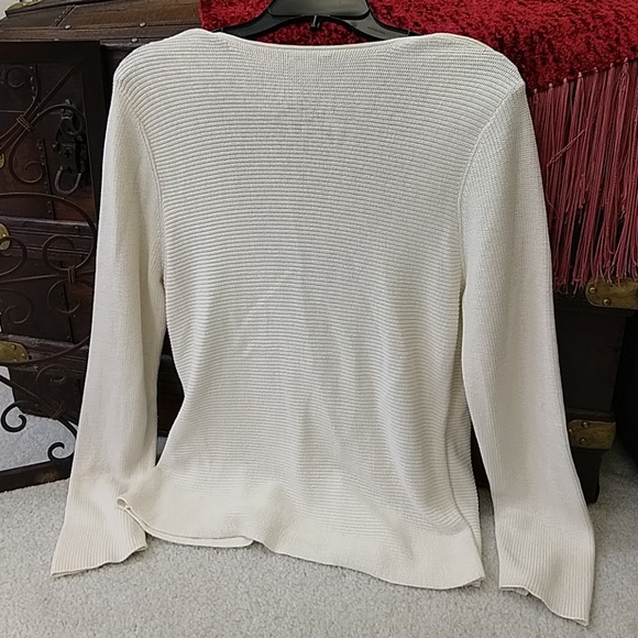 J.Jill Silk Blend Wrap Sweater - Picture 3 of 6